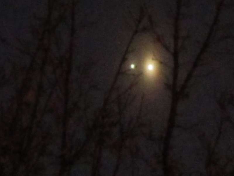Observación de la conjunción entre Venus y Júpiter